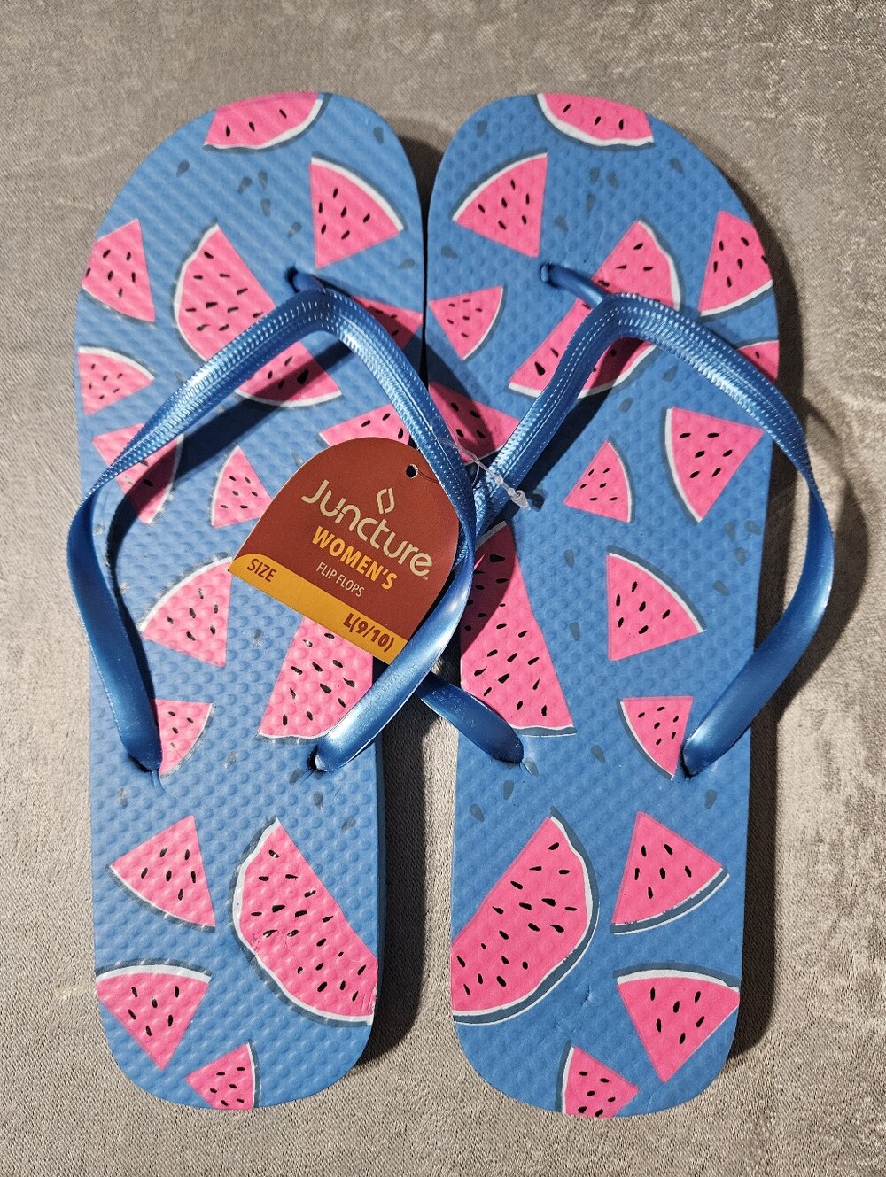 Watermelon Flip Flops Size 9/10